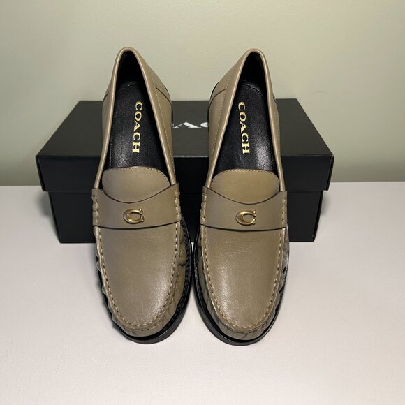 Coach Women's Jolene Leather Loafer - Picture 1 of 12